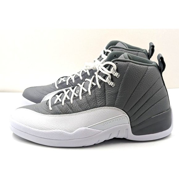 Nike Air Jordan 12 Retro Stealth  CT8013-015 White Cool Grey Men\'s Size 13 main image 9